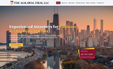 agrawalfirm.com screenshot