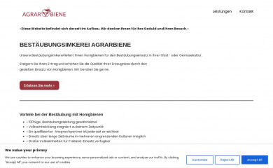 agrarbiene.de screenshot