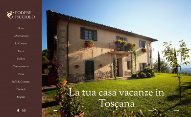 agriturismopoderepicciolo.com screenshot