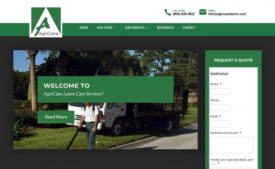 agricarelawns.com screenshot