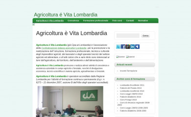 agricolturaevitalombardia.org screenshot