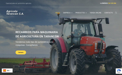 agricolatarancon.es screenshot