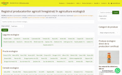 agriculturaecologica.ro screenshot