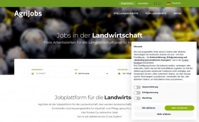 agrijobs.it screenshot