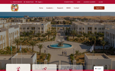 agu.edu.so screenshot