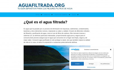 aguafiltrada.org screenshot
