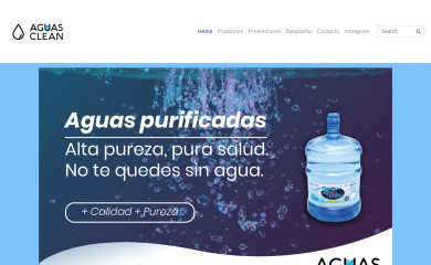 aguasclean.cl screenshot