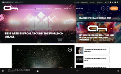 ah.fm screenshot