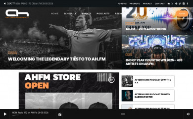 ah.fm screenshot