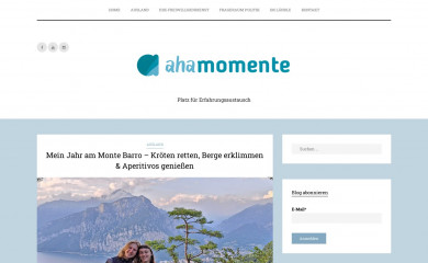 ahamomente.at screenshot