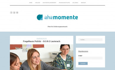 ahamomente.at screenshot