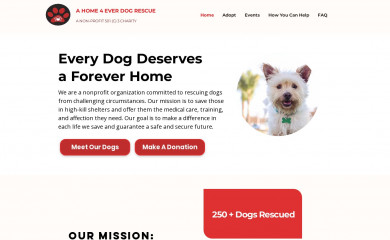 ahome4everrescue.org screenshot