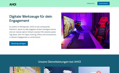 ahoi.cloud screenshot
