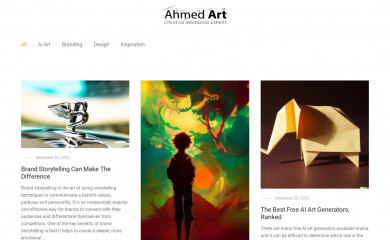 ahmedart.net screenshot