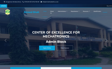 ahmedmwidanitvc.ac.ke screenshot