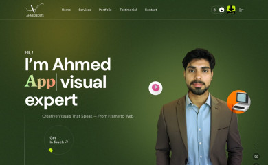 ahmedraza.io screenshot