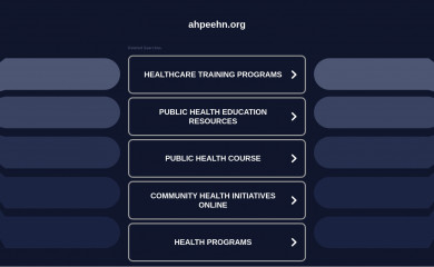 ahpeehn.org screenshot
