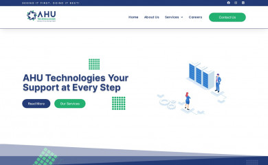 ahutech.com screenshot
