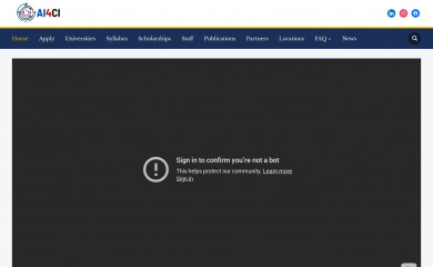ai4ci.eu screenshot