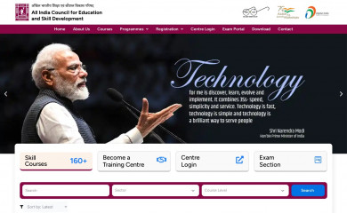 aicesd-india.org screenshot