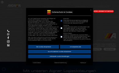 aigner-logistics.at screenshot