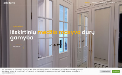 aidodurys.lt screenshot