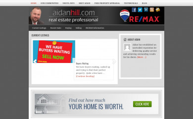 aidanhill.com screenshot