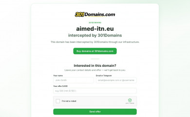 aimed-itn.eu screenshot