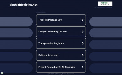 aimhighlogistics.net screenshot