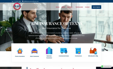 aiminsuranceoftexas.com screenshot