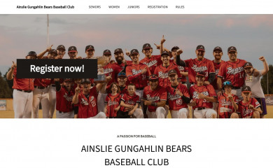 ainsliegungahlinbearsbaseball.com screenshot