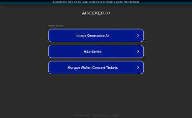 aiseeker.io screenshot