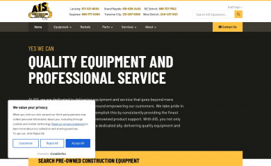 aisequip.com screenshot