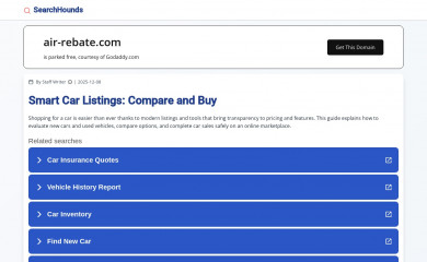 air-rebate.com screenshot