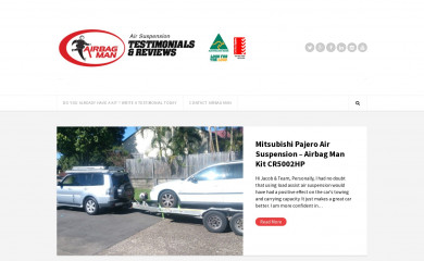 airbagmanairsuspensiontestimonials.com screenshot