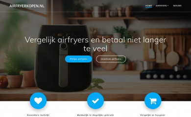 airfryerkopen.nl screenshot