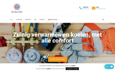 airgoclim.be screenshot