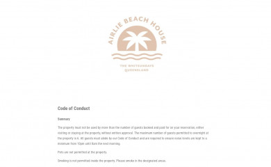 airliebeachhouse.com.au screenshot