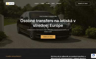 airlimo.sk screenshot
