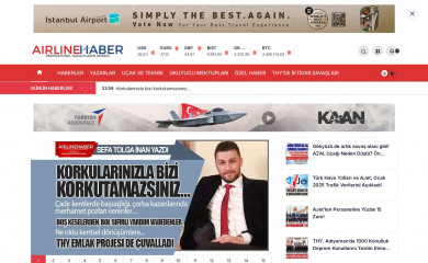 airlinehaber.com screenshot