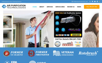 airpurificationtech.com screenshot
