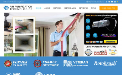 airpurificationtech.com screenshot