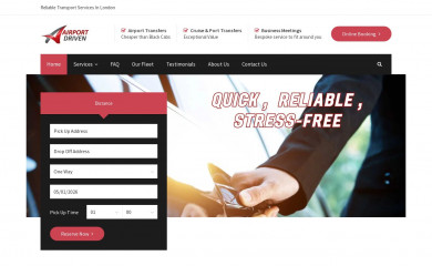 airportdriven.com screenshot