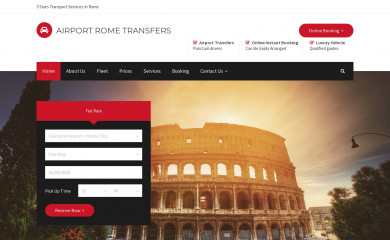 airportrometransfers.com screenshot