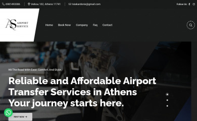 airportservice.gr screenshot