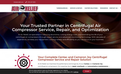 airrelief.com screenshot