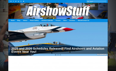 airshowstuff.com screenshot
