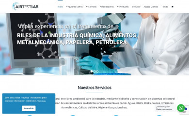 airtestlab.cl screenshot