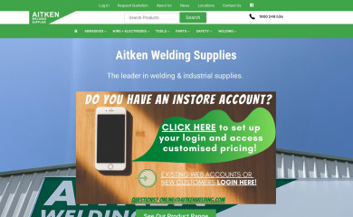 aitkenwelding.com screenshot