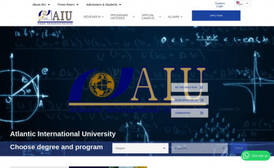 aiu.edu screenshot